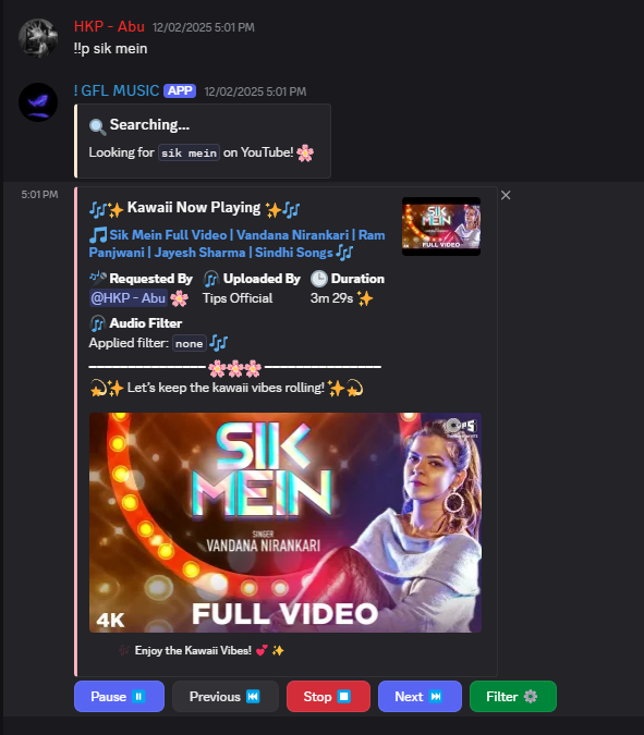GFL Discord Music Bot